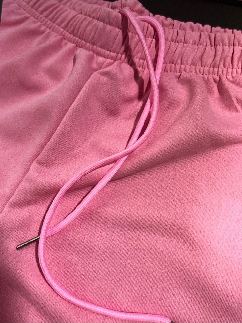 ALO Yoga Pink Cropped Sweatshirt & Drawstring Shorts Set Size M - Picture 7 of 11